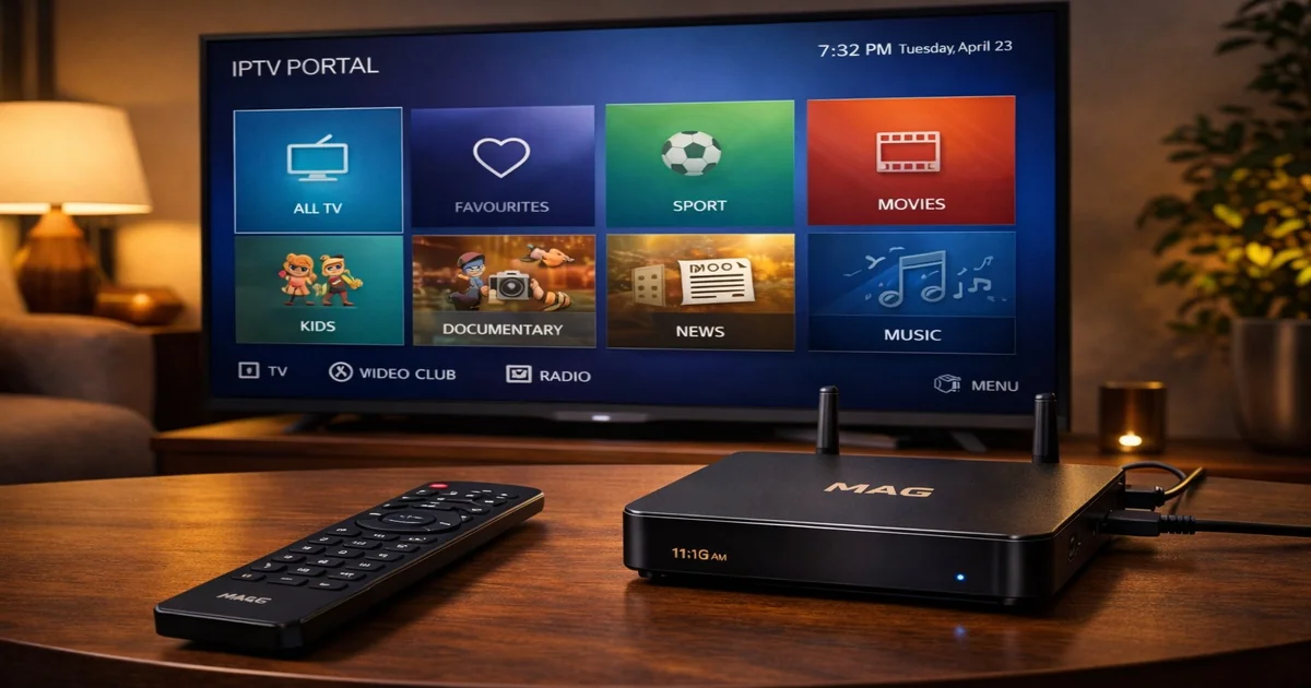 Installer IPTV sur MAG Box