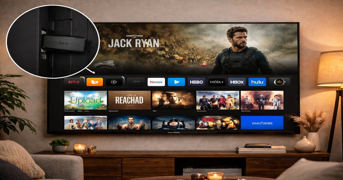 Amazon Fire TV Stick med IPTV-streaming