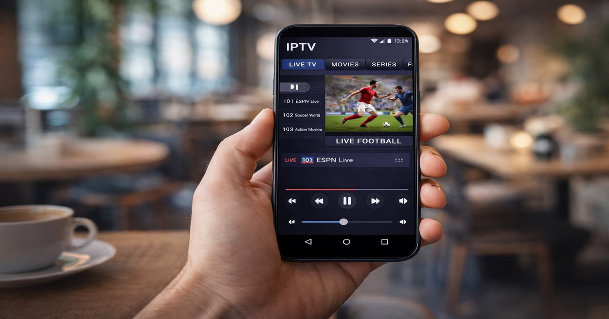 IPTV-app opsætning på Android smartphone