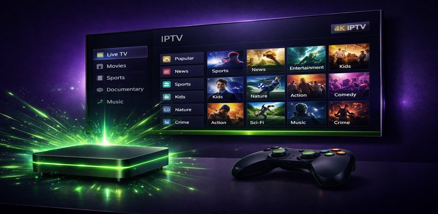 IPTV-installation p&aring; Nvidia Shield TV med 4K-streaminginterface