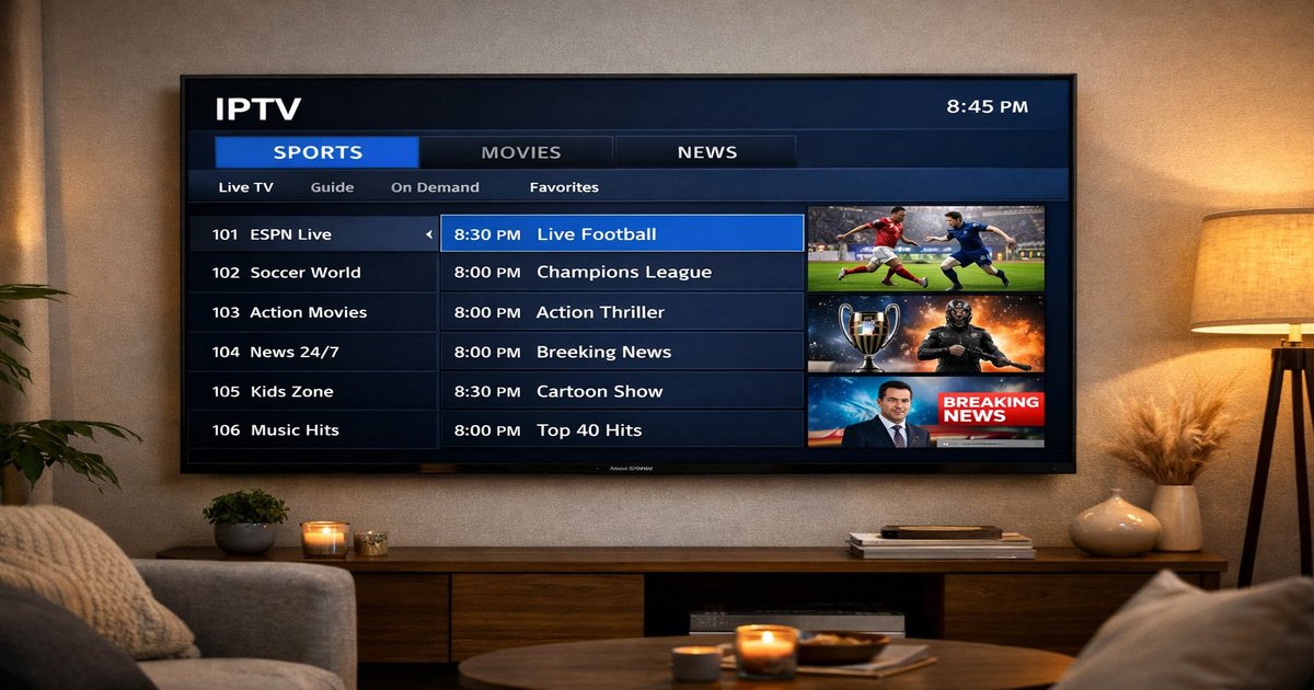 Installer IPTV på Samsung Smart TV 2026
