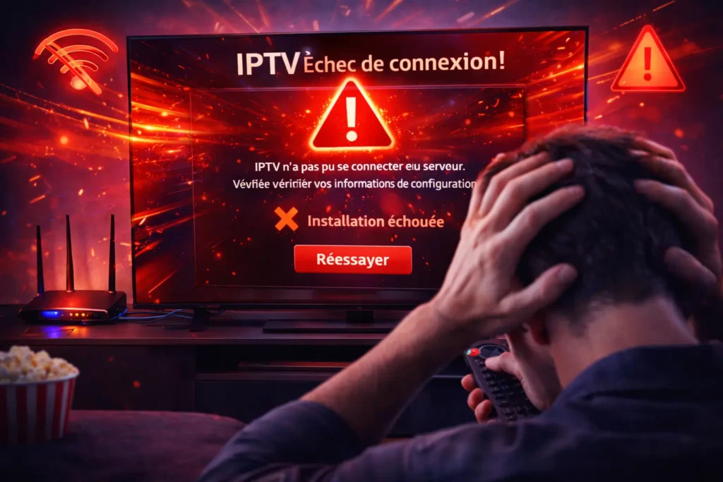 Erreurs installation IPTV